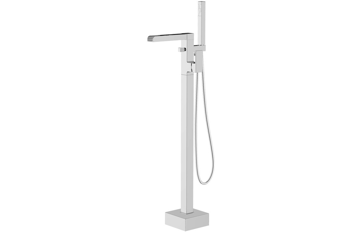 Mardals Floor Standing Bath/Shower Mixer - Chrome