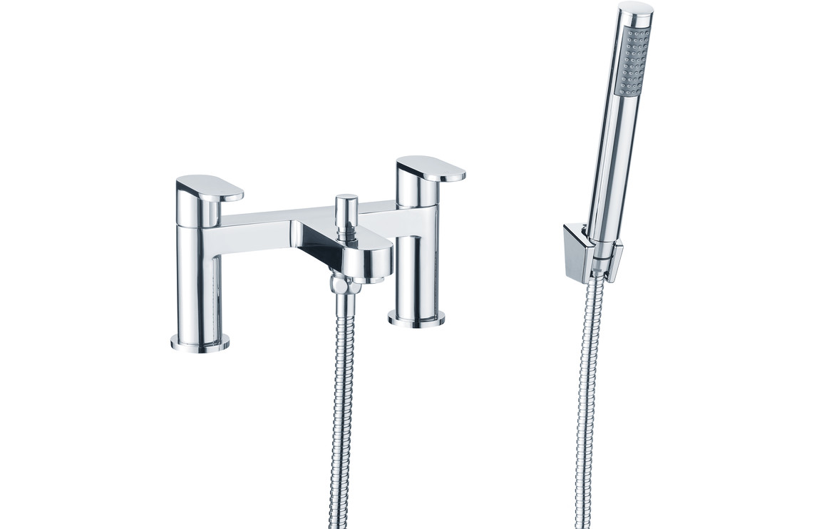 Kozjak Bath/Shower Mixer & Bracket - Chrome