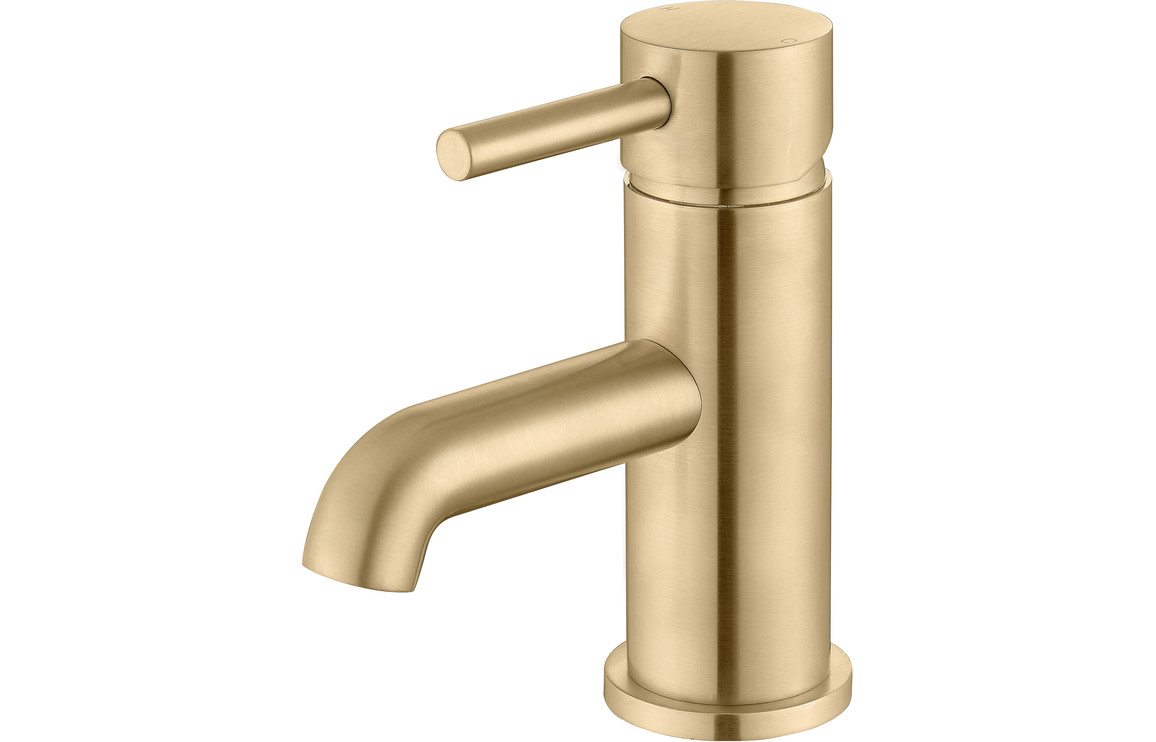 Onyx Basin Mixer - Brushed Brass