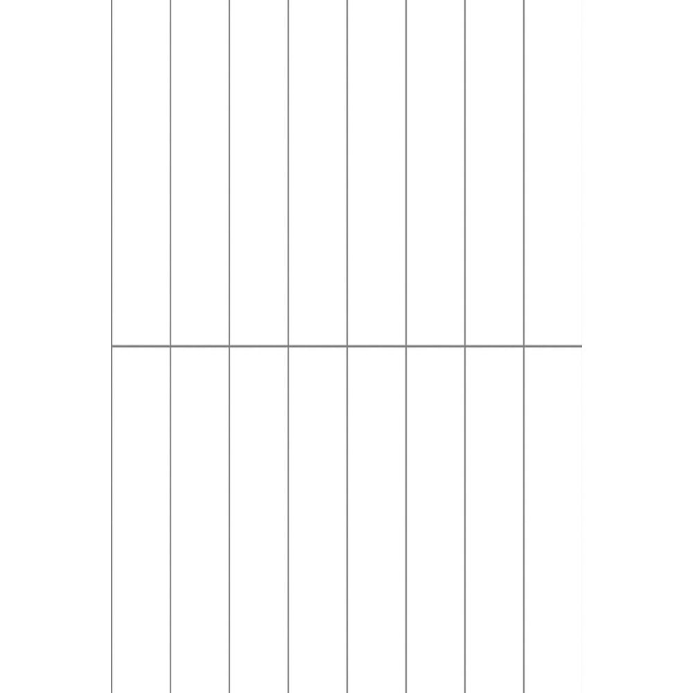 Fibo Urban Denver White Stacked Subway Bathroom Wall Panel