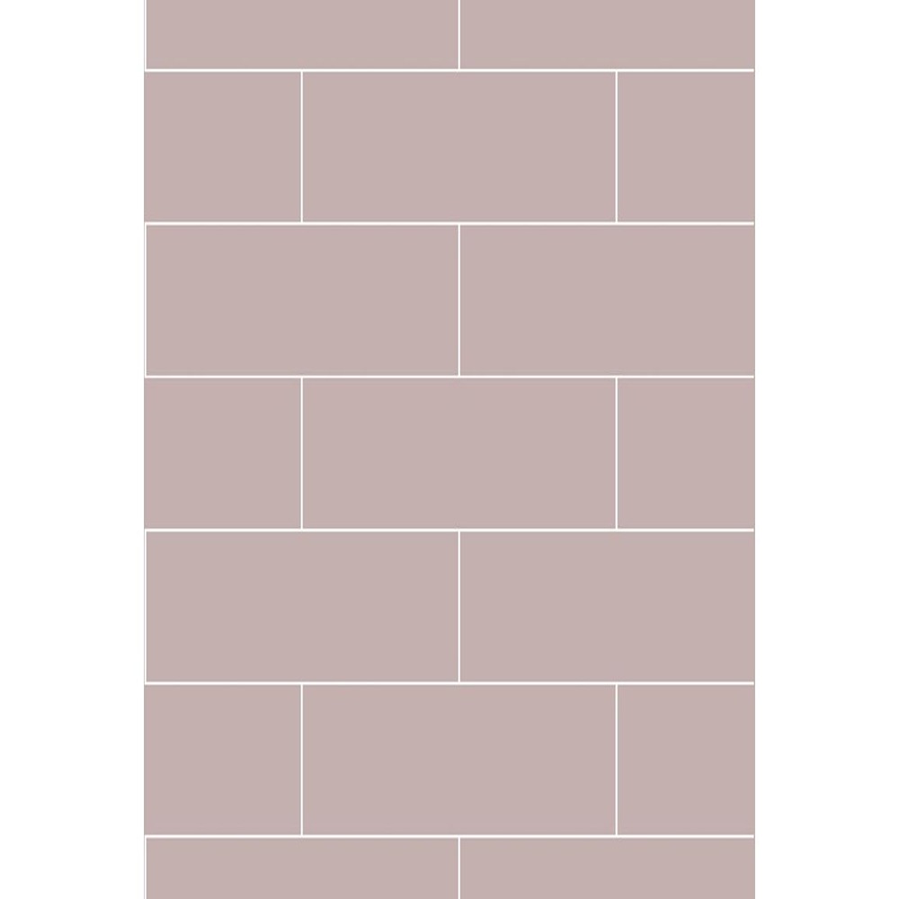 Fibo Urban Dusky Pink Metro Brick Bathroom Wall Panel