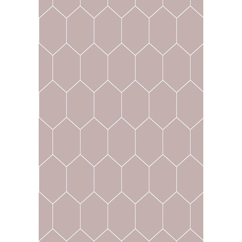 Fibo Urban Dusky Pink Hexagonal Bathroom Wall Panel
