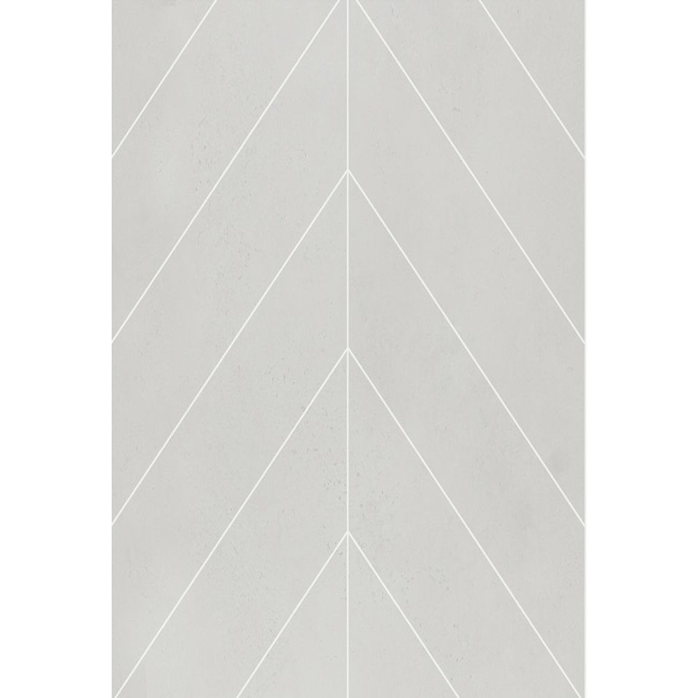 Fibo Urban Grey Cement Chevron Bathroom Wall Panel