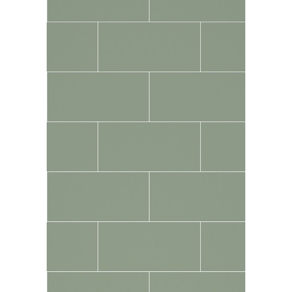 Fibo Urban Olive Green Metro Brick Bathroom Wall Panel