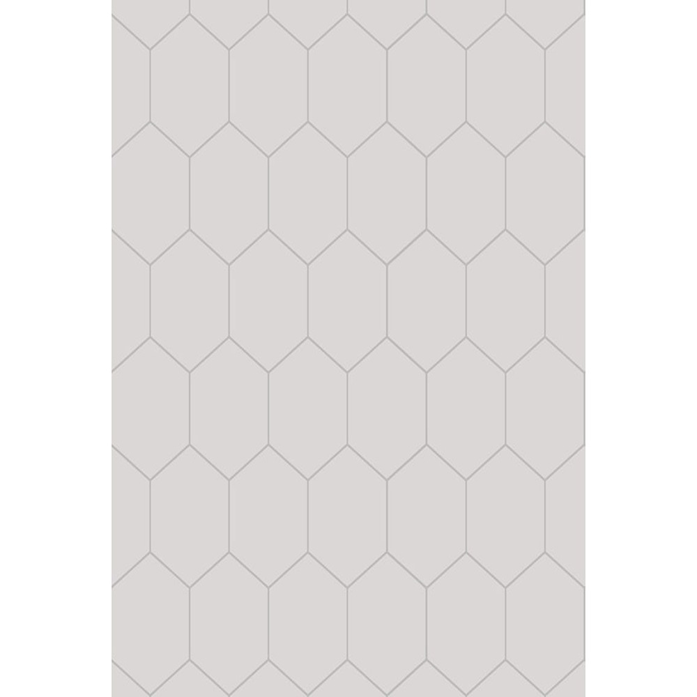 Fibo Urban White Silk Hexagonal Bathroom Wall Panel