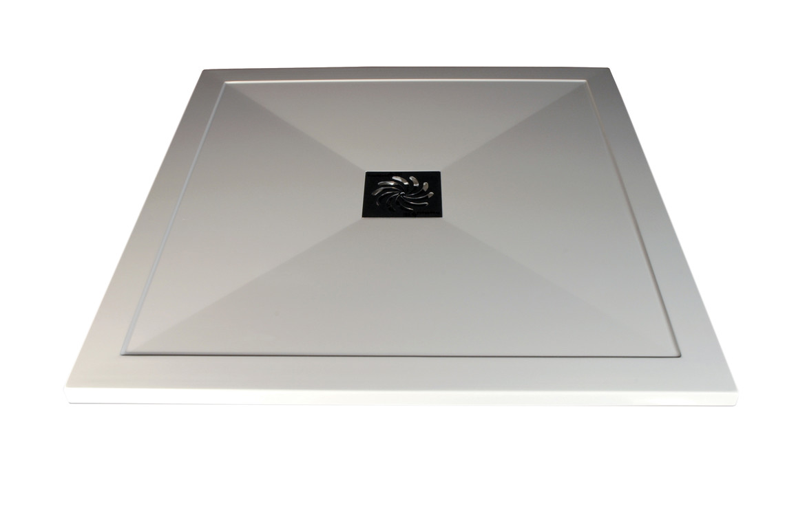 25mm Ultra-Slim 1200mm x 900mm Offset Quadrant Tray & Waste