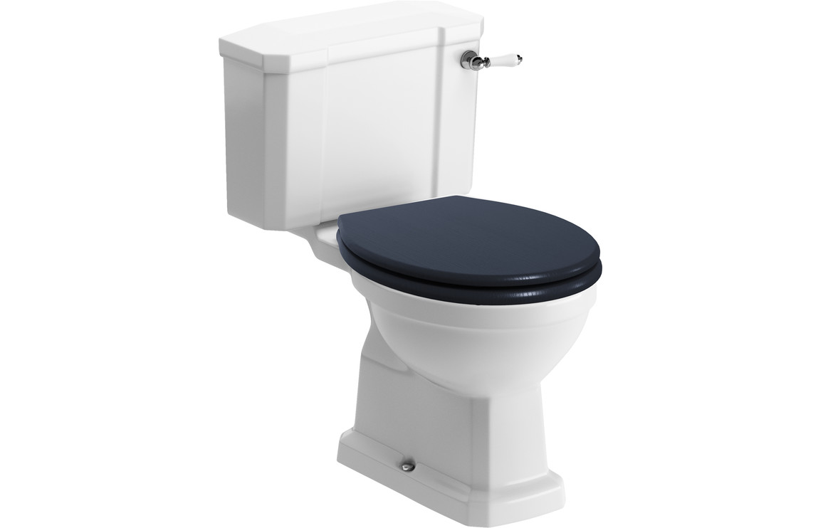 Tana Close Coupled WC & Indigo Ash Soft Close Seat