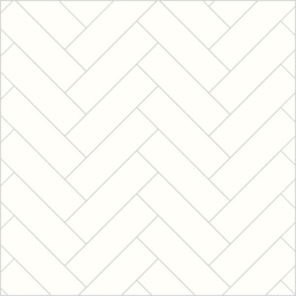 Multipanel Alpine White Herringbone Tile Collection