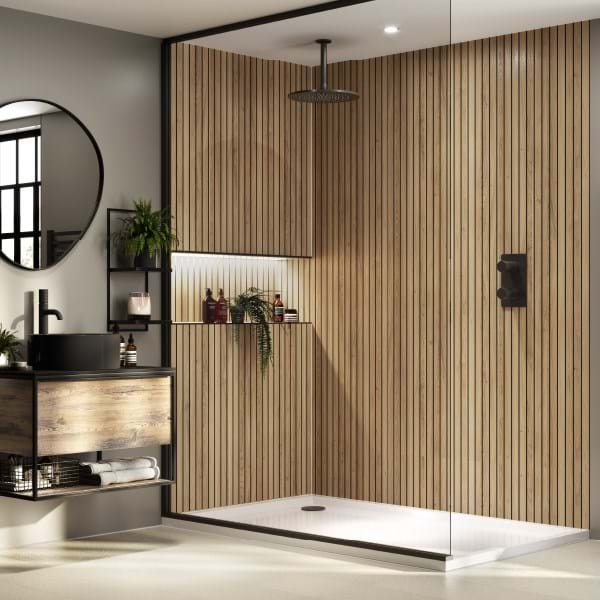 Naturepanel Brown Cuneo Oak Wall Panel