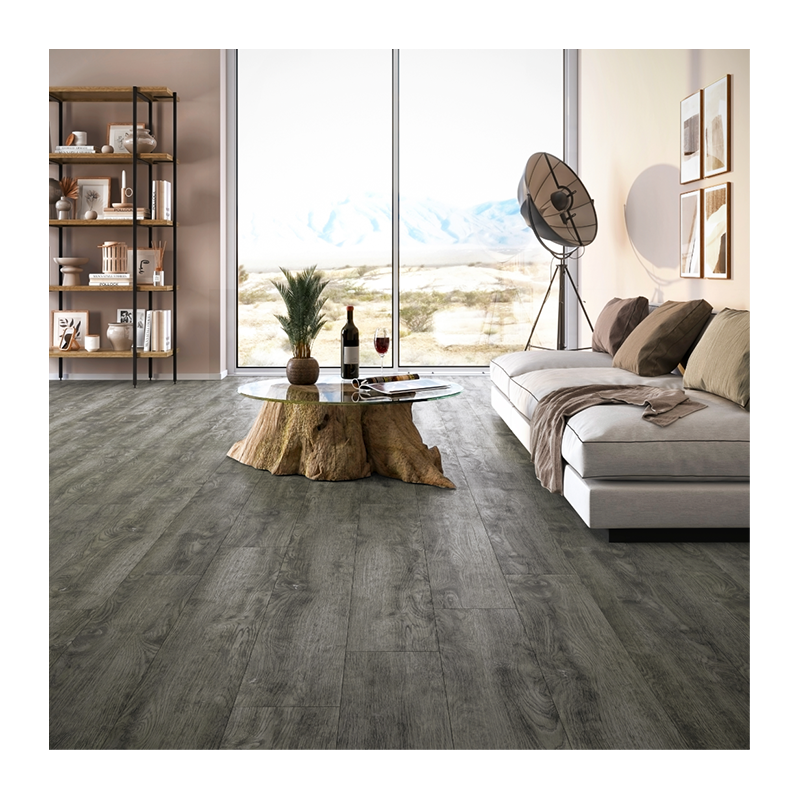 Dark Grey Rustic SPC Vinyl Click Flooring