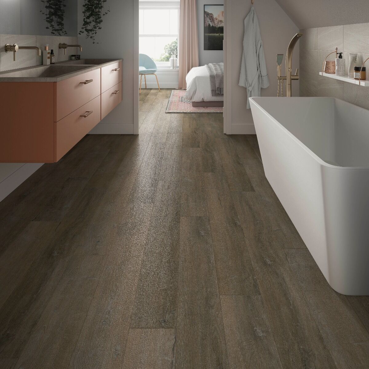 Verona ClickLux Antique Cedar 177.8mm x 1219.2mm Flooring (2.17m² Per Box)