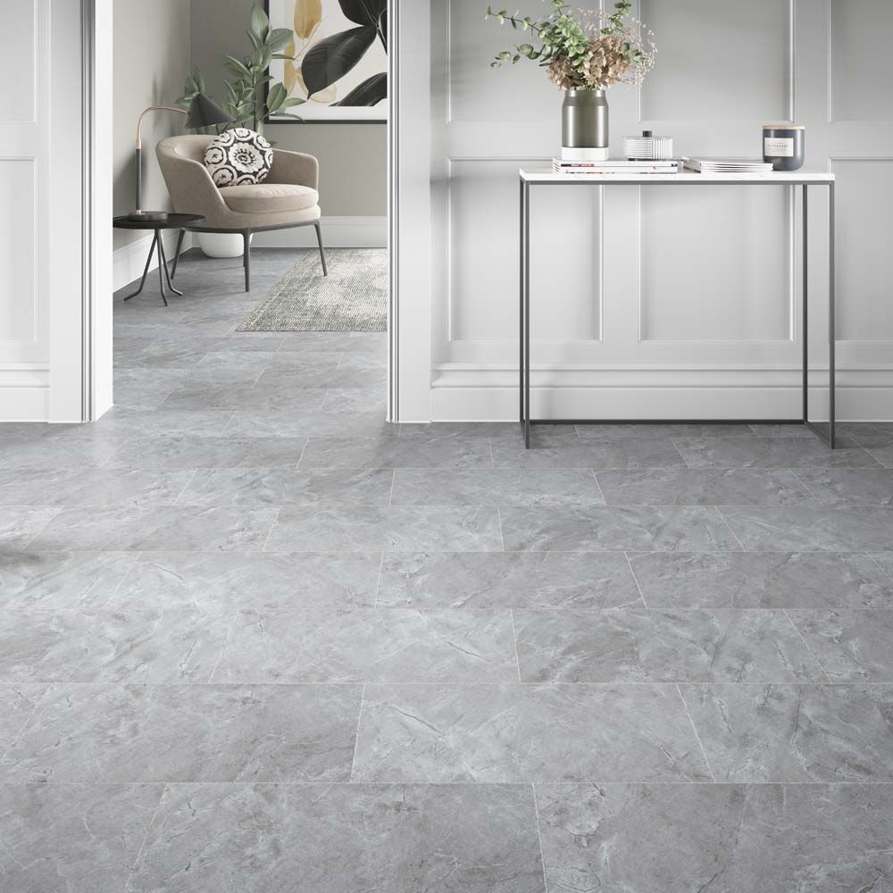 Verona ClickLux Bowfell Stone Grey 305mm x 610mm Tile (1.86m² Per Box)