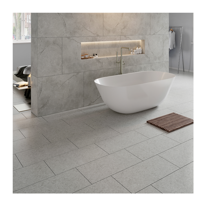 Stone Grey SPC Vinyl Click Flooring Tiles